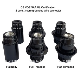 Cổ điển đen Edison bóng đèn ổ cắm E14 Bakelite giữ đèn - Product Image 3