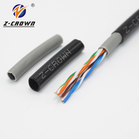 Câble patch Cat6 Nexanz 305m 24AWG pour extérieur, fin et léger