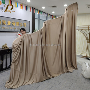 JINDA Nouvelle Arche Métallique Ondulée pour Toile de Fond, Rideau en Tissu Soie Lactée Extensible pour Cérémonie de Mariage, Fête, Décoration de Scène - Product Image 4