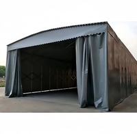 Hangar de garage pliant portable de haute qualité abri de stationnement de voiture mobile rétractable tente push-pull