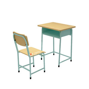 Single Wood and Metal <strong>Student</strong> Classroom Desk and Chair School Furniture Equipment <strong>Suppliers</strong> Manufacturer - Product Image 1