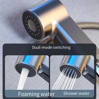 Robinet de lavabo domestique monotrou au design moderne, chaud et froid, réglable à 360 °