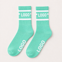 Chaussettes personnalisées OEM, chaussettes de sport haut de gamme avec logo jacquard, couleur personnalisée, faible MOQ pour le cyclisme, le basketball, la remise en forme
