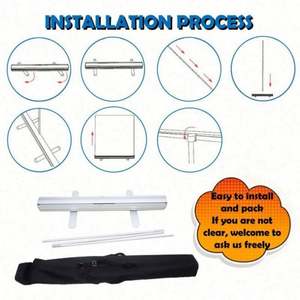 Nuevo Banner Enrollable Publicitario Portátil con Marco de Aluminio Ligero y Duradero, Personalizado, para Exteriores, en Oferta - Product Image 6