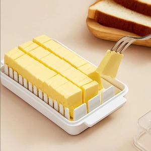 Butter Cheese Cutter Storage Box with Lid Household Kitchen Baking Food Butter <b>Refrigerator</b> Fresh Keeper Container Baking Tool - Product Image 5