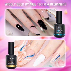 Set de 2 Capas de Gel para <span class=keywords><strong>Uñas</strong></span>, Capa Base y Capa Superior, Acabado Brillante Sin Necesidad de Limpiar, Capa Base y Superior de Larga Duración, Requiere Luz UV, Calidad de Salón - Product Image 6