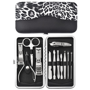 WELLFLYER-Kit de manicura profesional, set de herramientas de manicura para hombre y mujer, nuevo diseño, 12 unidades, 2017 - Product Image 1