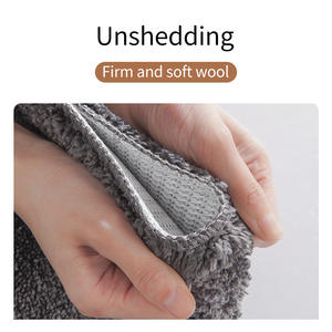 Alfombra de baño rectangular de microfibra Cake Fleece, absorbente y antideslizante para la entrada del baño - Product Image 2