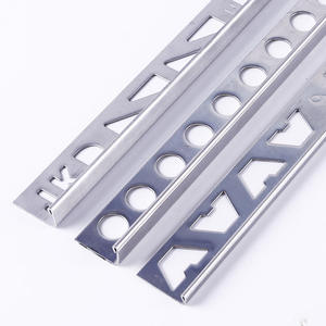 Profili Moderni in Acciaio Inox <span class=keywords><strong>per</strong></span> <span class=keywords><strong>Piastrelle</strong></span>, Protezione Angolare Durevole <span class=keywords><strong>per</strong></span> Pavimenti di Appartamenti, Strisce di Transizione - Product Image 1