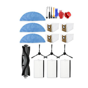 Accessoires pour aspirateur robot Ecovacs <span class=keywords><strong>Yeedi</strong></span> Y1 Pro Plus : brosse de 170 mm, serpillière de 188 mm, filtre de 130 mm, sac à poussière de 230 mm, usage domestique - Product Image 3