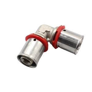 <span class=keywords><strong>ALPEX</strong></span> Raccord de tuyau en laiton de haute qualité pour la plomberie d'approvisionnement en eau et en gaz poli style presse - Product Image 2