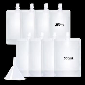 Saco de Água com Bico 50ml 100ml 200ml Embalagem Plástica Reciclável para Bebidas Líquidas de Grau Alimentício com Bico - Product Image 3