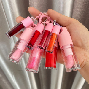 Minyak bibir berubah warna 2 in 1, dengan pemadat warna, minyak warna buah menyala, Label pribadi, gantungan kunci minyak bibir - Product Image 5