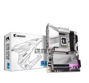 Z790 <span class=keywords><strong>AORUS</strong></span> ELITE AX ICE para GIGABYTE, Placa Base para <span class=keywords><strong>PC</strong></span> de Escritorio de Alto Rendimiento - Product Image 1
