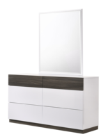 Ensemble de chambre à coucher en bois de haute qualité Yifan 1,8 m pour hôtel et appartement, comprenant armoire, commode et table de chevet, style moderne crème en MDF