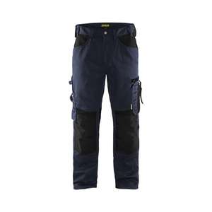 BLAKLADER - 155618608699C46 Pantalones sin bolsillos para uñas Azul marino oscuro/Negro-EAN 7330509764541 PANTALONES DE TRABAJO CARGO - Product Image 1