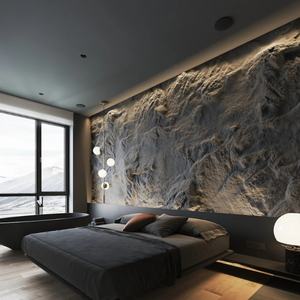 Panneaux muraux en PU imitation <span class=keywords><strong>pierre</strong></span> écologiques et modernes pour la décoration du salon - Product Image 4