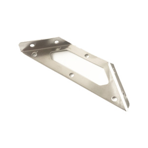 <b>Stainless</b> <b>Steel</b> Hanging <b>Bracket</b> 142mm X 55mm Right <b>Angle</b> Support Frame Shelf Connector Hardware Accessory - Product Image 4