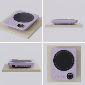 Cuisinière <span class=keywords><strong>à</strong></span> <span class=keywords><strong>induction</strong></span> intelligente portable 3500W Écran tactile numérique Cuisson rapide Économie d'énergie Légère - Product Image 2
