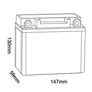 Mhb 12N7B-BS Vrla plomb acide sans entretien 12v7ah charge <span class=keywords><strong>batterie</strong></span> de <span class=keywords><strong>moto</strong></span> MF scellée - Product Image 2