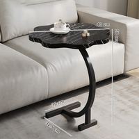 Table d'appoint créative en forme de pétale, petite table basse simple pour canapé, chambre à coucher et chevet - Vente en gros usine