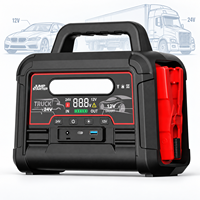 U9 12V 24V Universal Jump Starter 64000mAh Baterai LiFePO4 2000A 3500A 100W PD Pengisian Cepat Power Bank untuk Truk dan Armada