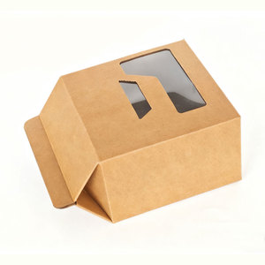 Boîte d'emballage pour friandises pour animaux de compagnie en papier ondulé écologique recyclable avec logo personnalisé, laminage mat et fenêtre en PET - Product Image 4