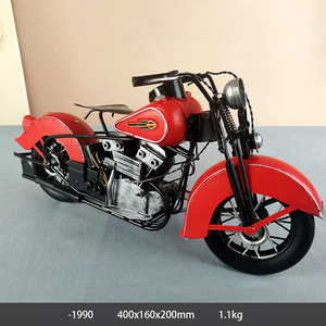 Ornamento Moto Retrò in Ferro Battuto, Decorazione Creativa Classica per <span class=keywords><strong>Bar</strong></span> e Internet Cafe, Vendita all'Ingrosso - Product Image 4