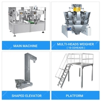 Machine à peser automatique 500g 1kg, pour snacks, fruits secs, vente en gros, noël, noix, doypack