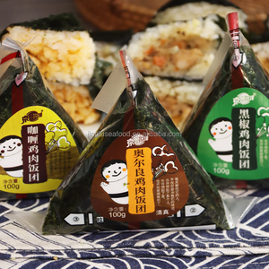 Onigiri Picante Congelado Saludable al por Mayor, 40 Piezas/Caja, Halal, Listo para Comer, Bolas de Arroz Triangulares para Tiendas de Conveniencia y Cantinas Escolares - Product Image 4