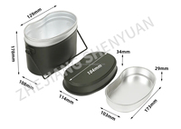 Ensemble de cuisine de camping pliable en aluminium de style allemand, 3 pièces, chauffage entièrement automatique, design imperméable, portable M31 pour la randonnée