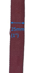 <span class=keywords><strong>Cinta</strong></span> <span class=keywords><strong>de</strong></span> tela para persianas venecianas <span class=keywords><strong>de</strong></span> 2 pulgadas, 25x44x54mm - 6 colores (20 pies, poliéster, rojo marrón) - Product Image 2