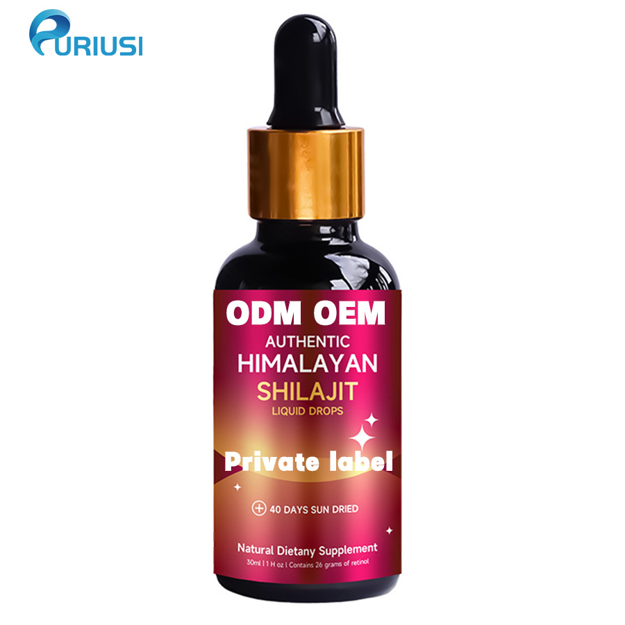 OEM ODM Shilajit капли Shilajit экстракт добавки для поддержки иммунитета