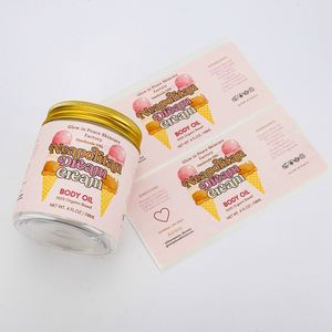 Glow in Peace Skincare Factory Neapolitan Dream Cream Body Oil <b>Label</b> Rectangular Paper Adhesive Recyclable - Product Image 4