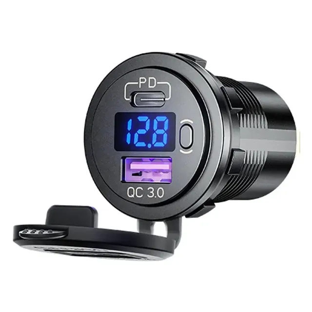 High Quality Fast Charging USB Charger with PD Dual Ports IP65 Protection CE for 48W Total Output