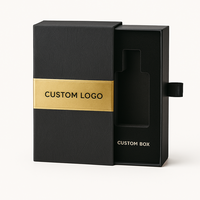 Boîte en carton rigide à tiroir coulissant avec ruban, design personnalisé, boîtes de parfum vides réutilisables de luxe pour diffuseur fait main