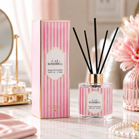 Diffuseurs à roseaux de luxe à marque privée, parfum d'ambiance 120 ml, flacon liquide, pour hôtels, vente en gros, parfum d'intérieur