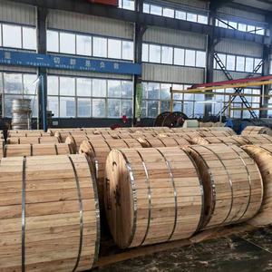 Câble OPGW monomode 48 fibres G655, conducteur en aluminium + acier gainé d'aluminium, norme IEC/IEEE <span class=keywords><strong>pour</strong></span> le réseau électrique du Qatar - Product Image 5