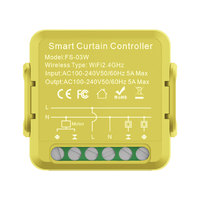 Module d'interrupteur de rideau WiFi RF433 pour maison intelligente, relais d'automatisation DIY pour moteur de volet roulant électrique
