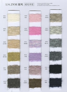1/2.8NM 51% Alpaga <span class=keywords><strong>Laine</strong></span> 17% Nylon 30% Acrylique 2% Spandex Fil Doux Chaud Moelleux Stretch Tricot Crochet Vêtement Textile Utilisation - Product Image 5