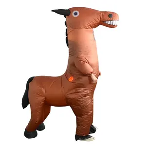 Halloween stage performance inflatable donkey costume for adults