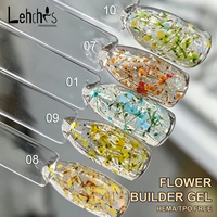 Lehchis HEMA TPO Free Flower Kit d'extension d'ongles en gel dur transparent effet gelée 11 couleurs, Vente en gros pour Salons