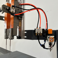 Machine automatique pneumatique de fabrication d'agrafes métalliques élastiques pour l'étiquetage des jouets et des emballages