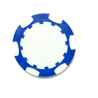 Jetons de poker de golf à impression UV à bas prix Produits de golf colorés et durables Marqueur de balle de golf en plastique avec logo personnalisé