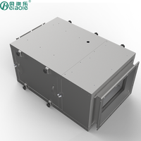 Ventilateur de plafond encastré pour cuisine, type boîte, en acier galvanisé blanc, pour climatisation, faible bruit, économe en énergie