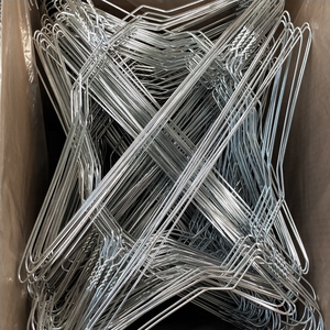 Perchas <span class=keywords><strong>de</strong></span> Metal galvanizado para limpieza en seco, 16 pulgadas, 1,9mm - Product Image 4