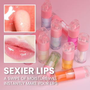 Aceite Labial Humectante al por Mayor, Textura Ligera No Pegajosa, <span class=keywords><strong>Labios</strong></span> Voluminosos, Brillo Labial con Color, Productos de Maquillaje - Product Image 5