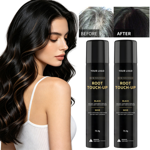 Spray Colorant Temporaire Personnalisé pour <span class=keywords><strong>Cheveux</strong></span> – Retouche Instantanée des Racines Blanches – Couvrant, Imperméable, Anti-Bavures, Séchage Rapide, Effet Salon - Product Image 1
