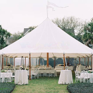 Carpas portátiles para eventos al aire libre, carpa plegable blanca tipo alpina, carpas grandes de PVC para bodas y cumpleaños. - Product Image 3