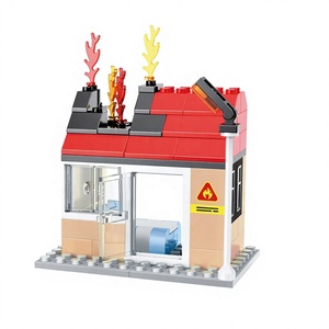 <span class=keywords><strong>Camion</strong></span> <span class=keywords><strong>de</strong></span> pompiers éducatif COGO en gros, blocs <span class=keywords><strong>de</strong></span> construction DIY, briques en plastique, jouets <span class=keywords><strong>de</strong></span> construction - Product Image 2